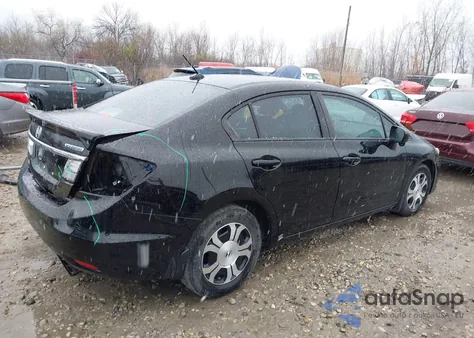 2015 Honda Civic Hybrid z USA, uszkodzony, nr VIN 19XFB4F27FE000064